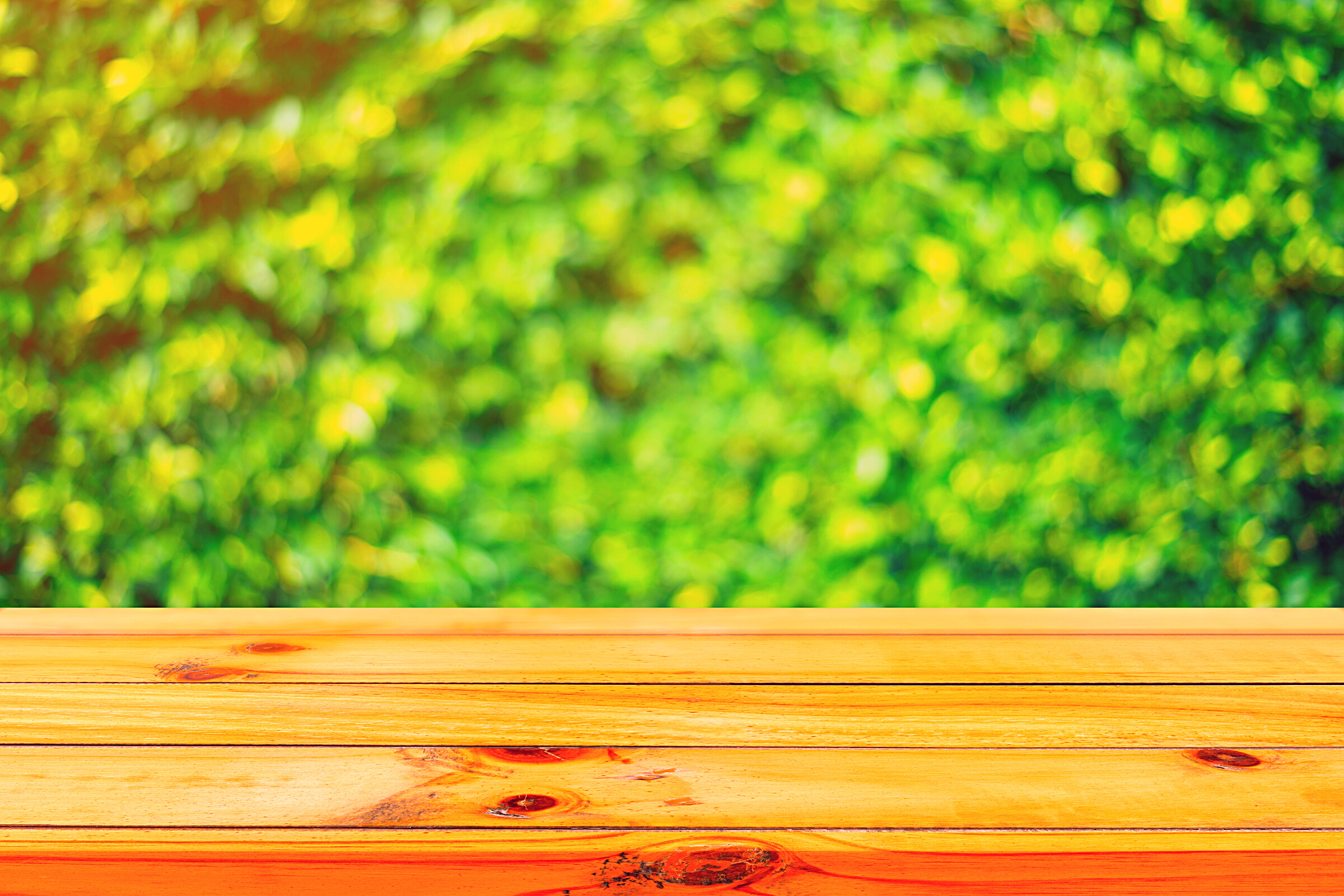 Wooden Board Empty Table in Front of Blurred Background. Perspec